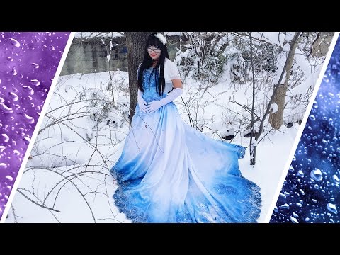 ASMR Thrifted Dress Transformation ~ Corpse Bride Emily Wedding Dress