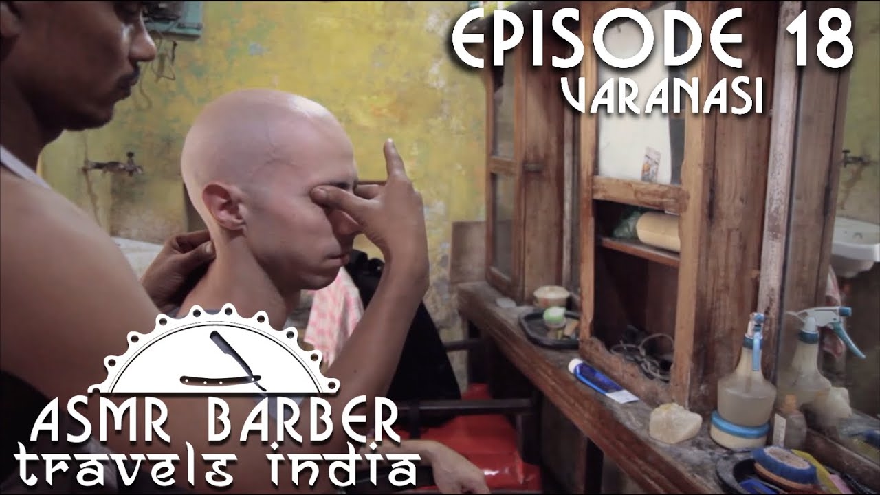 Head and Arms Massage a typical Indian Barber Shop - ASMR Intentional