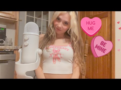 ASMR Soft Whispers n' Eating Candy Hearts