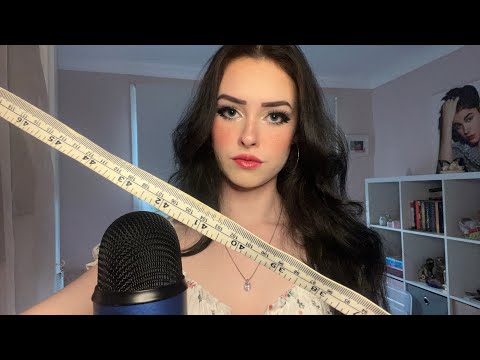 ASMR drawing you 🎨 // measuring, personal attention