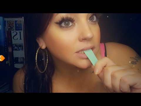 ASMR | GUM POPPING AND CHEWING | MOUTH SOUNDS