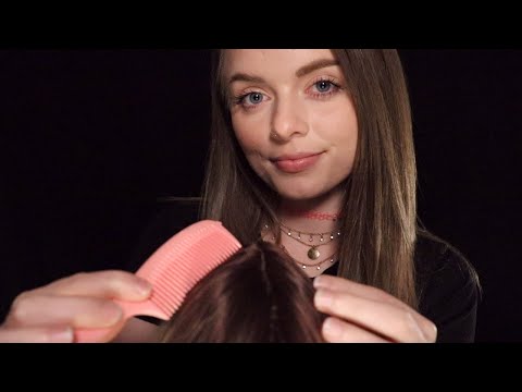 ASMR | Brushing & Playing With Your Hair (Whisper)