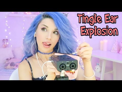 Asmr - Tingle Ear Explosion  // cherry crush