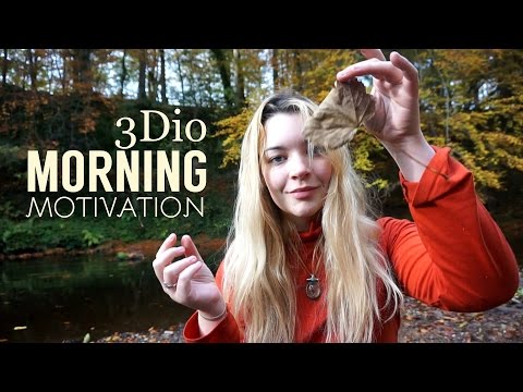 3Dio Morning Motivation by the River | Bird song, Whispering, Crinkling [Binaural]