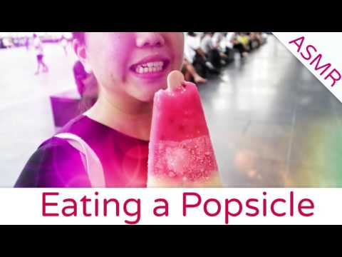 Binaural ASMR  Multilayered Popsicle Eating l Mouth Sounds and Eating Sounds