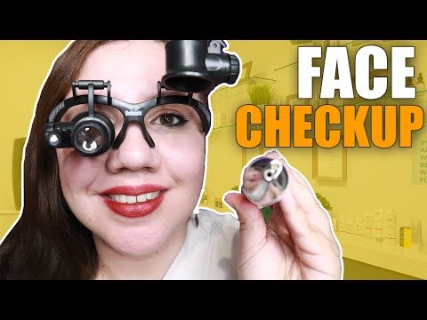 ASMR Face Mole Check Up With Your Dermatologist / ASMR Jonie
