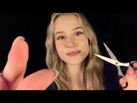 ASMR | Negative Energy Plucking + Positive Affirmations (Inaudible Whispering, Snipping, Adjusting)