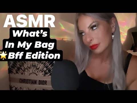 ASMR What’s In My Bag | Best Friend Edition | Clicky Whisper Show & Tell