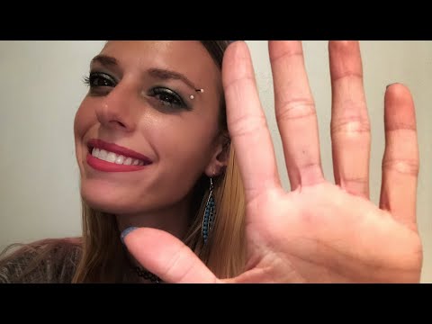 Asmr hand movements, shushing, and mouth sounds