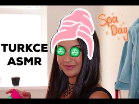 Türkçe ASMR 🌸 Spa Günü 🌸 Spa Day!