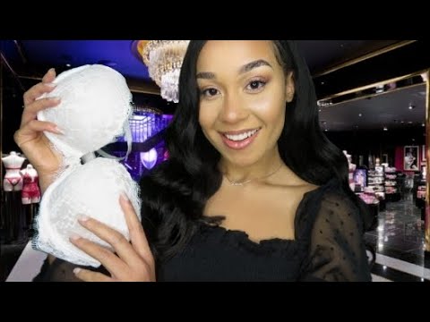 ASMR Victoria's Secret Personal Shopper ROLEPLAY| Fabric Sounds,Tapping,Personal Attention