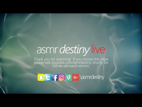 ASMR Destiny LIVE | 2hrs of Tingles, Q&A & Relaxation!