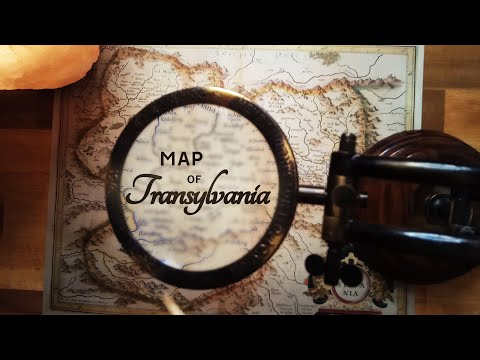 ASMR Exploring a Map of Transylvania