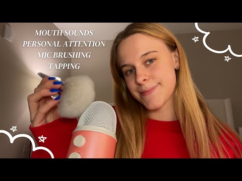 ASMR - Mouth Sounds, Personal Attention, Whispering, & More (super relaxing!) ❤️