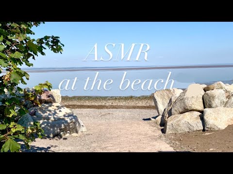 Outdoor ASMR at the beach // walking and water sounds