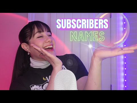 ASMR Subscribers name BUT I dislocate your shoulder & so much more 💓🫧
