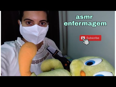 ASMR - Enfermeira cuidando do paciente