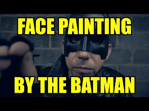 Face Painting by The Batman [ ASMR ]