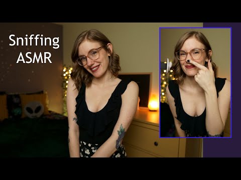 [ASMR] Ear Sniffing & Breathing / Mouth Sounds