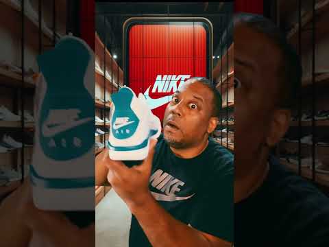 ASMR Roleplay Nike Retro 4 Military Blue Sneakers Salesman