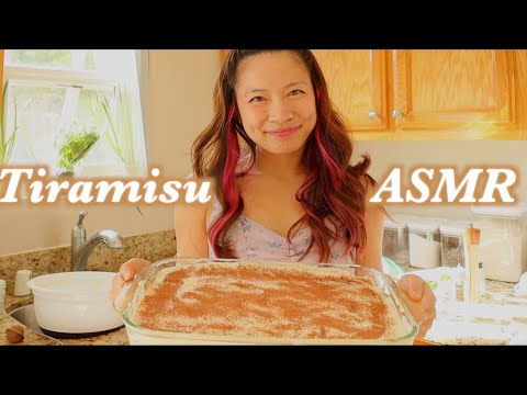 ASMR Cooking/Baking Time! The BEST Homemade Italian Tiramisu!!! 🇮🇹 ciao Bella!