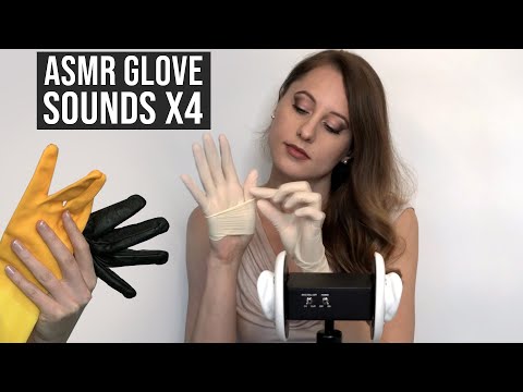 ASMR Glove sounds - no talking (Rubber, Latex, Crinkle, Faux Leather ASMR Sound)