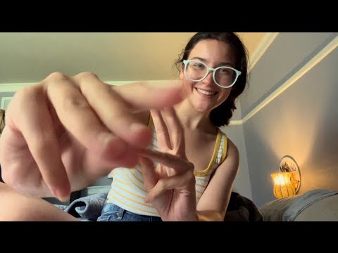 Asmr~ Hand Sounds, Skin Rubbing & Scratches, Mouth sounds, Snapping..
