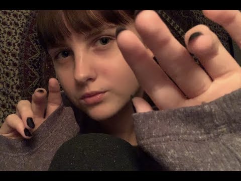 asmr hand movements + whispering for anxiety/depression