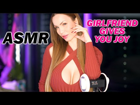 ASMR Girlfriend comforts you after a hard day 💥🥵