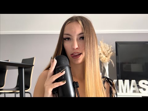 ASMR | fast tapping and mouth sounds at 100% Sensitivity🤯