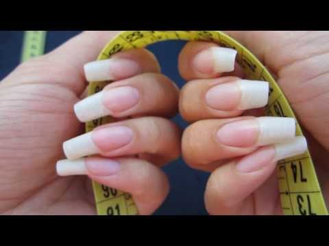 How long are my natural nails and my nail bed (without nail polish) - dani 89 (video 44)