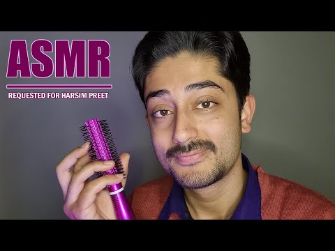 ASMR Triggers for 30 Minute 💜 Whispering, Brushing, Face Touching [REQUESTED VIDEO]