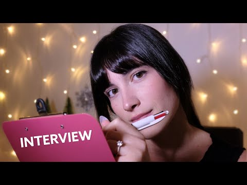 ASMR ☁️ N°9 JE TE POSE DES QUESTIONS SUR L'ASMR 🎄(tapping, chuchotement)