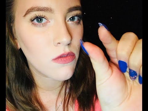 ASMR Hand Movements ~ Tapping ~ Whispering ~ Finger Plucking