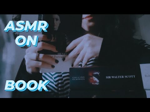 My first ASMR video [on book📚] #asmr #books