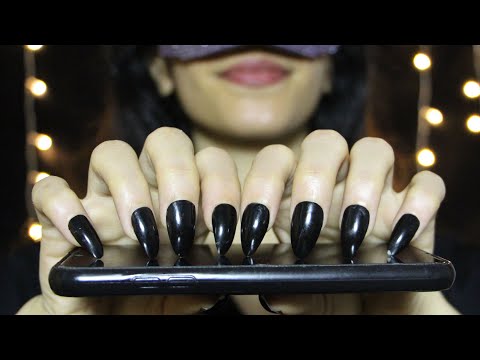 🌙 ASMR Slow Whisper & Tapping (Whisper Ramble +Slow Hand Movements +Tongue Clicking +Mouth Sounds)