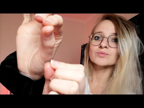 ASMR fast & aggressive hand sounds/movements + spit painting