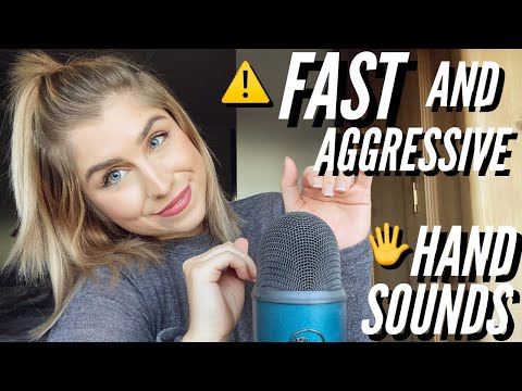 ASMR | Dry Hand sounds! 🤚 FAST AND AGGRESSIVE (No Talking)