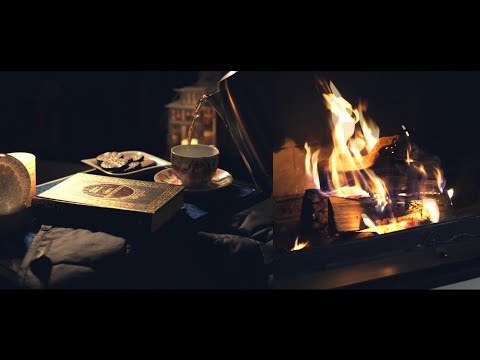 ASMR Fireplace...blankets...coziness