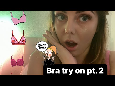 ASMR | new video after a long time 💕 sexy bra try on