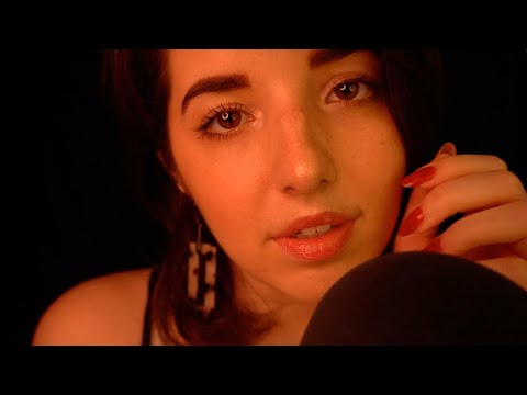 ASMR Breathy Whispers & Gentle Face Touches