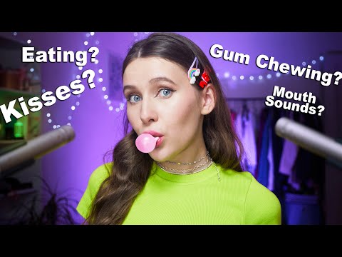 🍭SUGAR ASMR: Sweet Kisses 💋Gum Chewing 🤤 Candy Eating |  MOUTH SOUNDS ASSORTMENT ASMR