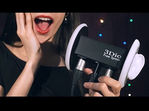ASMR I GOT A 3DIO!! Whisper, Mouth Sounds, Tapping 😍