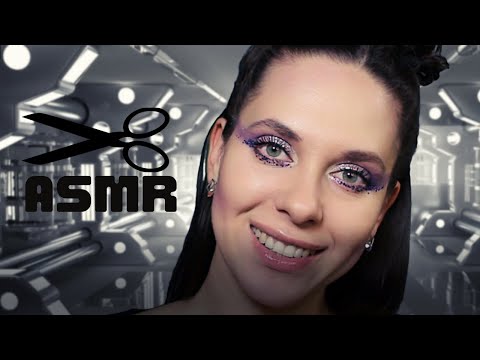 ASMR roleplay | Haircut | Sleep inducing |Space girl takes care of you✨✂