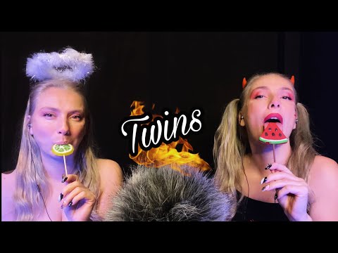Twins Asmr | Şeytan&Melek Roleplay #lollipopasmr