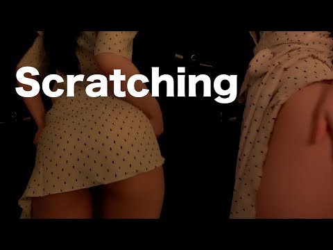 ASMR take off  Scratching Pajamas girls パジャマ女子