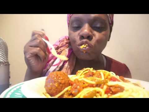 Spaghetti ASMR Eating Sounds/Ramble/Soft Spoken