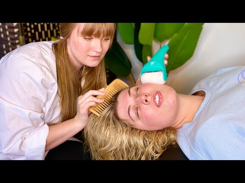 ASMR Real Person Face Mapping and Scalp Care Examination | Soft Spoken Roleplay for Deep Sleep