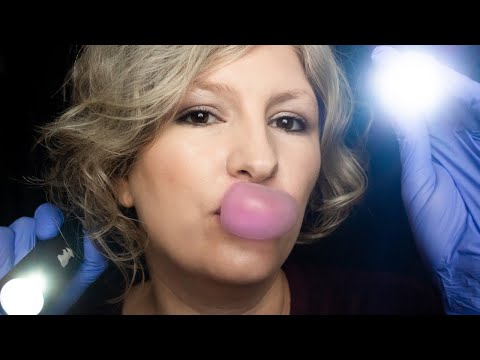 Ultimate ASMR Gum Chewing Experience: Gum Chewing, Gloves & Lights