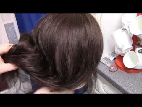 Clarissa123 - Mannequin Head long brown hair brushing / hair play - tingles